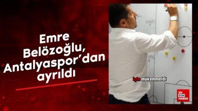 Emre Belözoğlu, Antalyaspor'dan ayrıldı