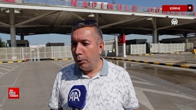 Gurbetçilerin vatan hasreti Kapıkule’de sona eriyor