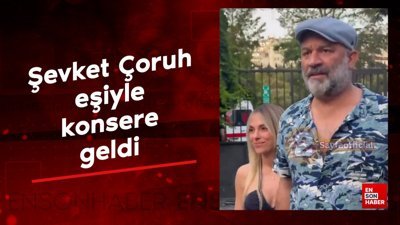 Şevket Çoruh'un 15 yaş küçük eşi güzelliğiyle dikkat çekti