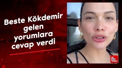 Beste Kökdemir, hamileliği ile ilgili gelen yorumlara cevap verdi