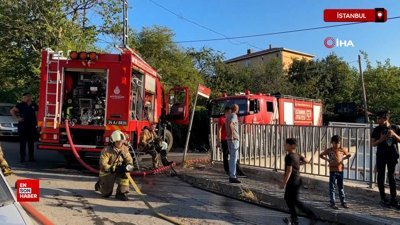 İstanbul Ümraniye’de çakmakla oynayan çocuk yangın çıkardı