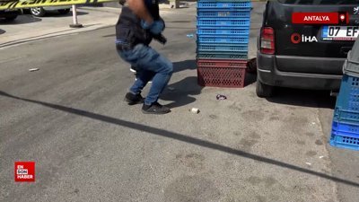 Antalya'da fırın çalışanını bacağından vurdu