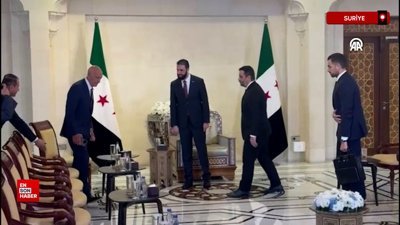 Cumhurbaşkanı Şara, ABD'nin Suriye Özel Temsilcisi Barrack'la görüştü