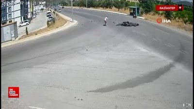 Gaziantep'te iki motosiklet çarpıştı