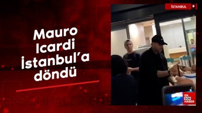 Mauro Icardi, İstanbul'a döndü