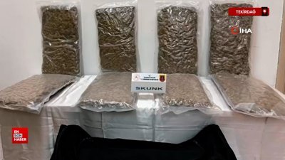 Tekirdağ'da Narkokapan operasyonu