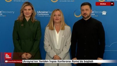 Ukrayna'nın Yeniden İnşası Konferansı Roma'da başladı