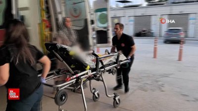 Bursa'da sürgülü kapının altında kalan çocuk ağır yaralandı