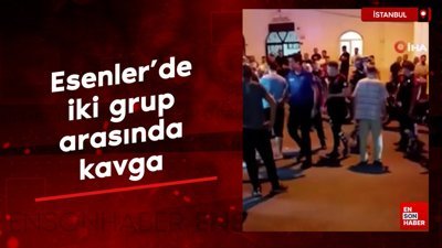 Esenler'de iki grup arasında kavga