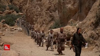 PKK, silahlarını bıraktı: Görüntüleri paylaşıldı