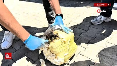 Batman'da işkembe görünümlü zula ekipleri şaşırttı