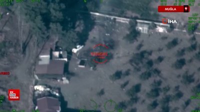 Bayraktar TB2 İHA Marmaris’te yangını önledi