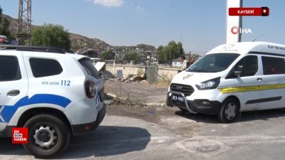 Kayseri'de foseptik inşaatında üzerine taş düşen işçi yaralandı