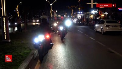 Malatya’da asker konvoyu ortalığı karıştırdı