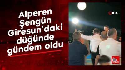 NBA yıldızı Alperen Şengün, Giresun’daki düğünde gündem oldu