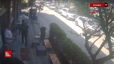 Sultangazi'de komşu çöpleri balkondan müşterilerin üzerine attı