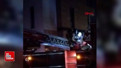 Ankara'da 26 katlı binada yangın