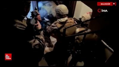 Balıkesir polisinden organize suç örgütü operasyonu