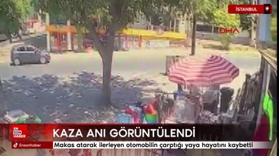 Beylikdüzü'nde makas atarak ilerleyen otomobilin çarptığı yaya hayatını kaybetti