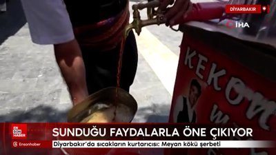 Diyarbakır’da sıcakların kurtarıcısı: Meyan kökü şerbeti