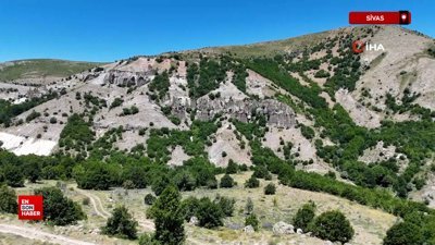 Sivas'ta peri bacalarını andırıyor efsanesi dilden dile dolaşıyor