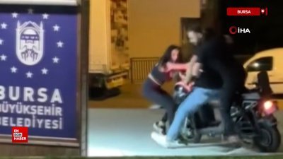 Bursa'da alkollü kız ortalığı birbirine kattı