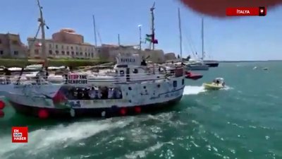Hanzala gemisi İtalya'dan yola çıktı