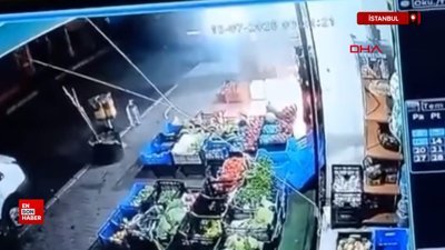 İstanbul'da markete molotoflu saldırı
