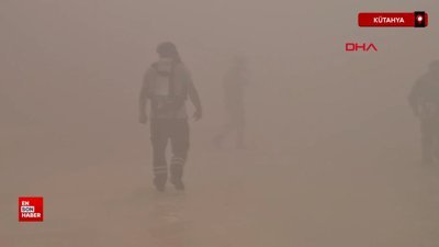 Kütahya'da bor fabrikasında yangın çıktı