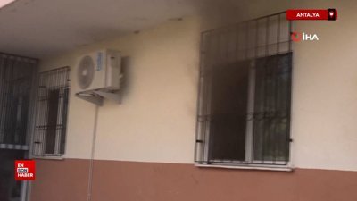 Antalya'da oğlunun evini yaktığını komşularının telefonuyla öğrendi