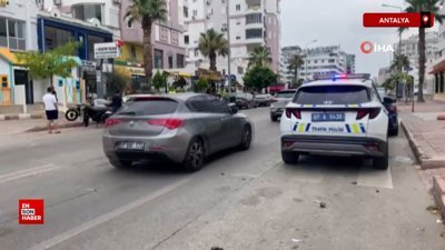 Antalya’da otomobille motosiklet çarpıştı