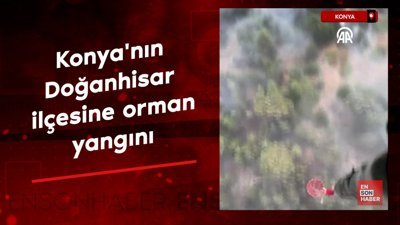 Konya'da çıkan orman yangınına müdahale sürüyor