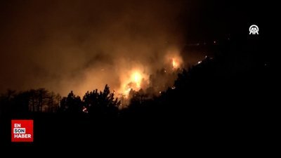Konya'daki orman yangını Isparta sınırına ulaştı