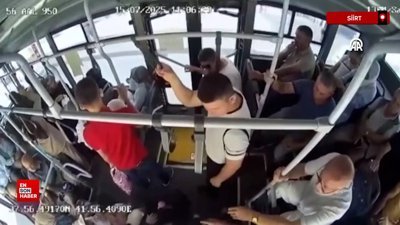 Siirt’te otobüs şoförü, rahatsızlanan yolcuyu hastaneye yetiştirdi