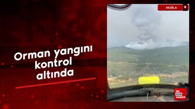 Muğla'da çıkan orman yangını kontrol altında