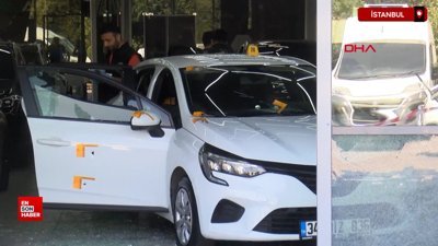 Küçükçekmece'de oto galeriye kurşun yağmuru