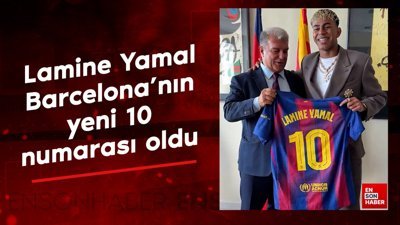 Lamine Yamal, Barcelona'nın yeni 10 numarası oldu
