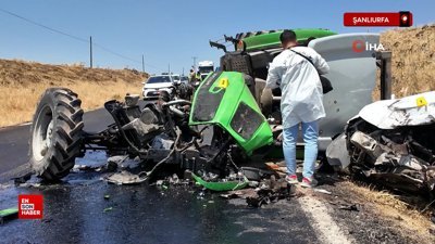 Şanlıurfa'da Siverek-çermik karayolunda feci kaza