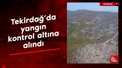 Tekirdağ'da yangın kontrol altına alındı