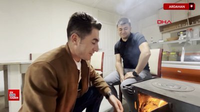 Ardahan'da temmuz ayında kışı yaşıyorlar