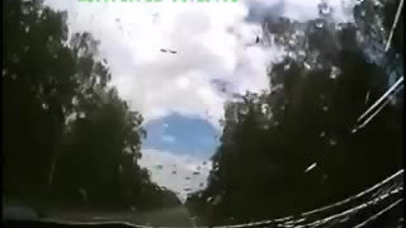 Otomobilin üzerine geyik düştü