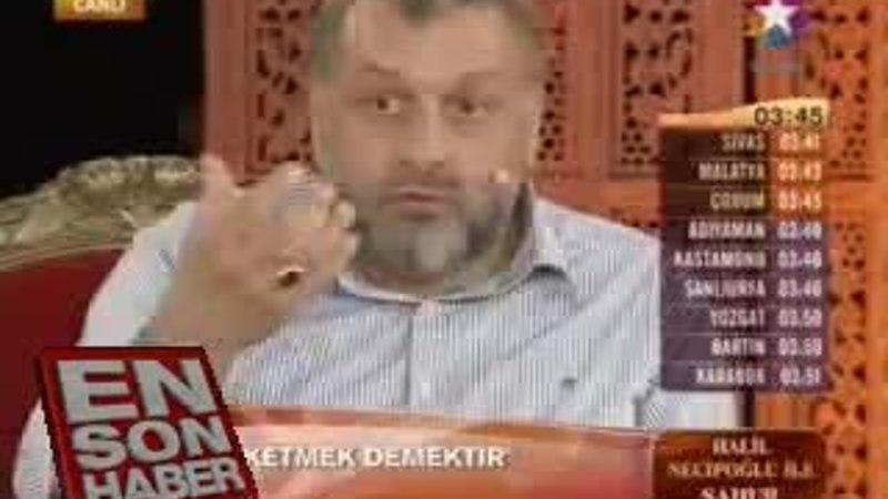 Ertuğrul Özkök sahur programına katıldı