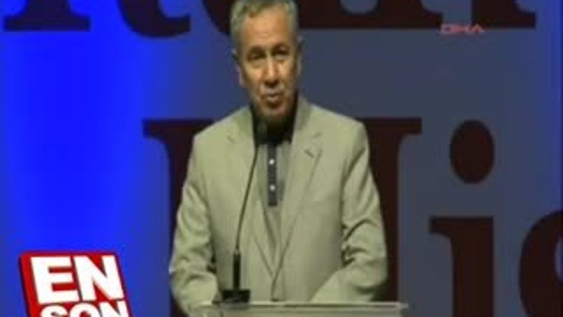 Bülent Arınç: Birilerinin bizi uyarması silkelemesi lazım
