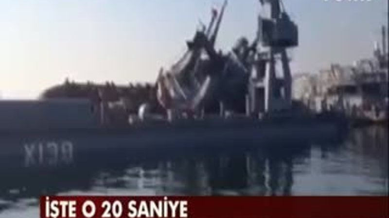 İşte Değirmendere römorkörünün alabora olma anı