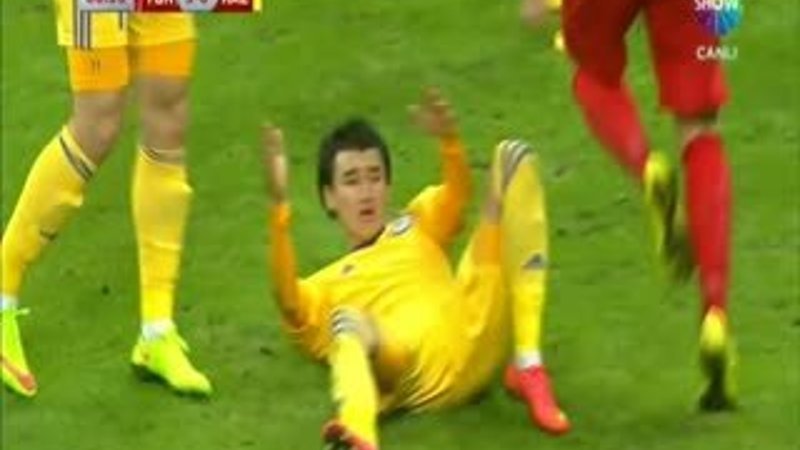 Euro 2016 grup maçı - Kazakistan'ın penaltı golü
