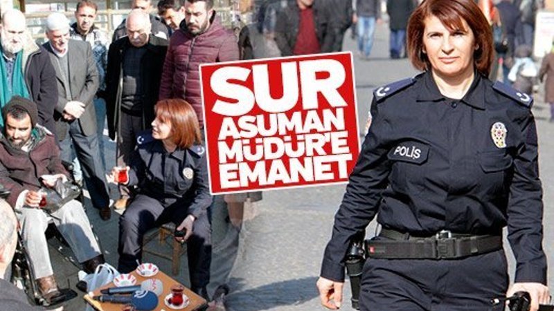 Sur'un kadın emniyet müdürü: Asuman Karacık