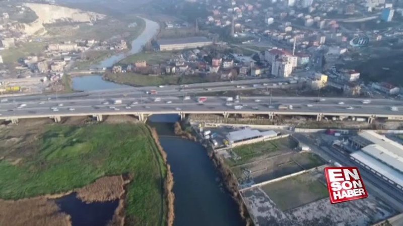 Kanal İstanbul güzergahı havadan görüntülendi