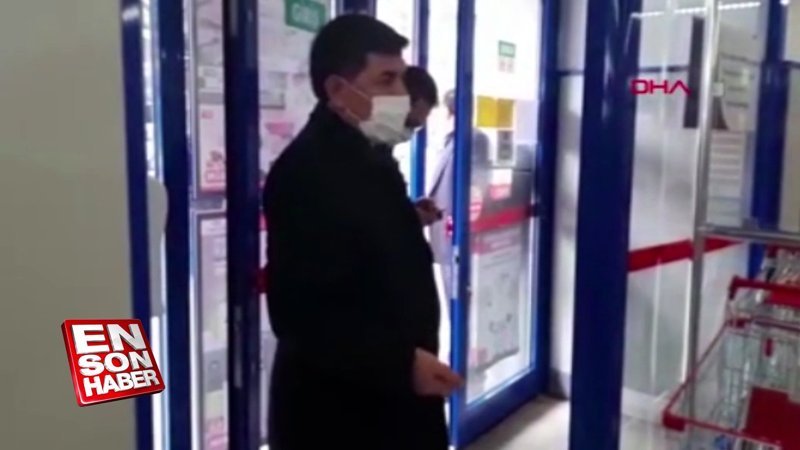 Erzincan'da belediye başkanını sinirlendiren görüntü