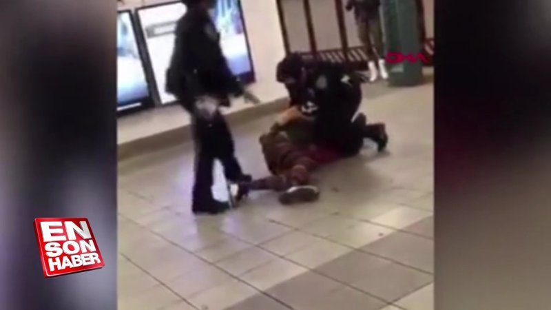 ABD'de korona hastası polise tükürüp, raylara itti 