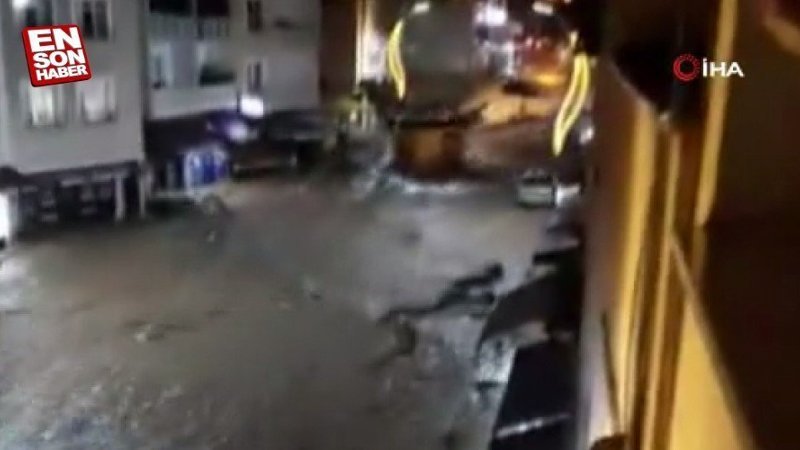 Giresun'un Dereli ilçesinde sel meydana geldi